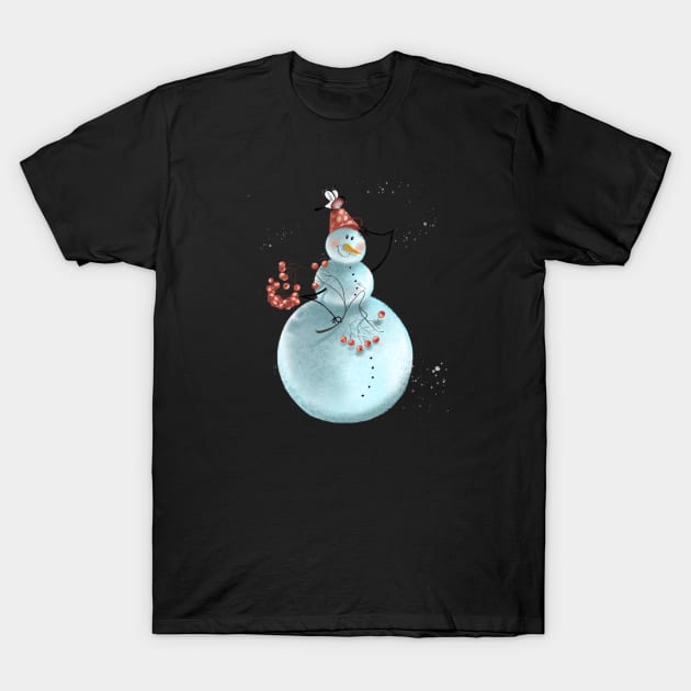 Snowman T-Shirt by Sidfamily